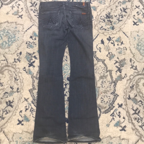 7 for all mankind boot cut “a pocket” jeans - Picture 5 of 7
